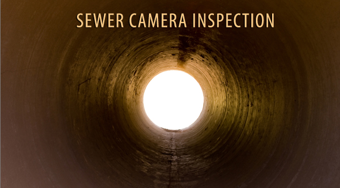 sewer line camera inspection